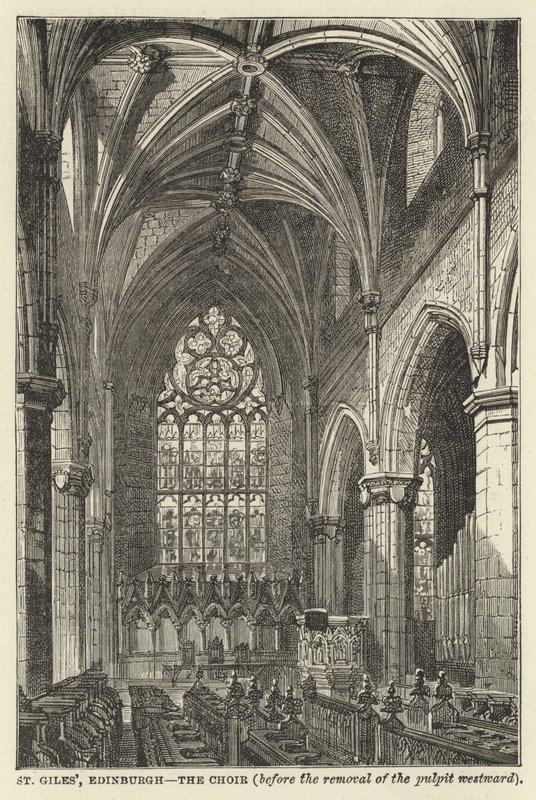 St Giles, Edinburgh, The Choir by English School