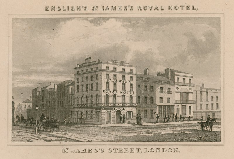 St Jamess Royal Hotel, St Jamess Street, London by English School