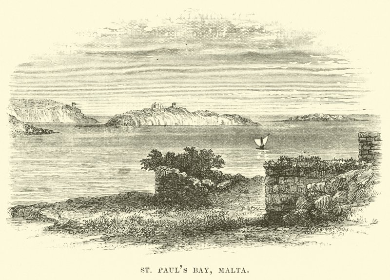 St Pauls Bay, Malta by English School