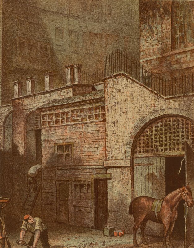 Stables on Salisbury Street, Strand by English School
