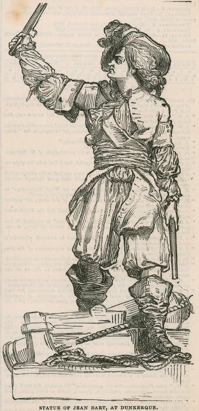 Statue of Jean Bart at Dunkirk by English School