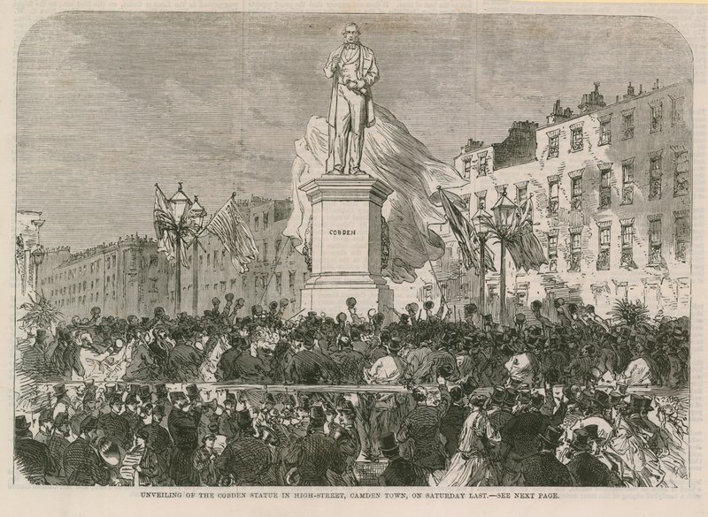 Statue of Richard Cobden by English School