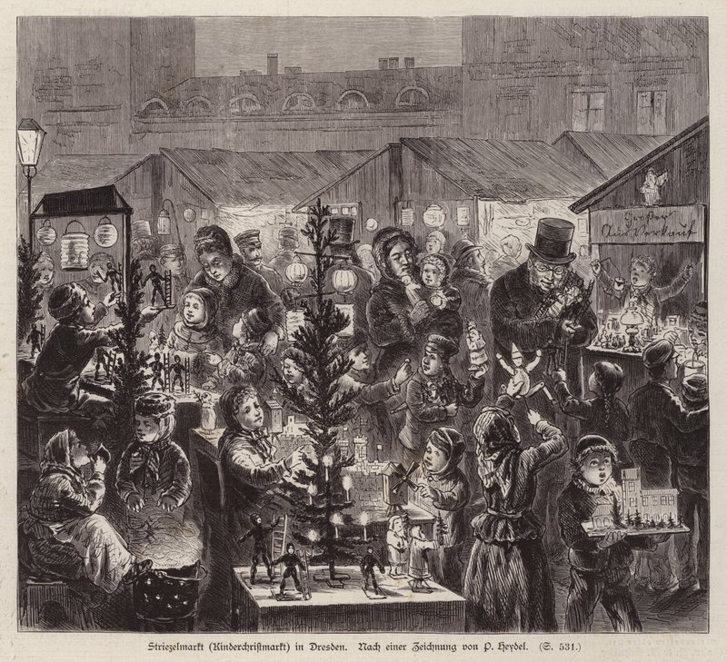 Striezelmarkt Christmas Market, Dresden, Germany by English School