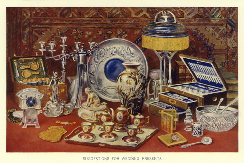 Suggestions for Wedding Presents by English School