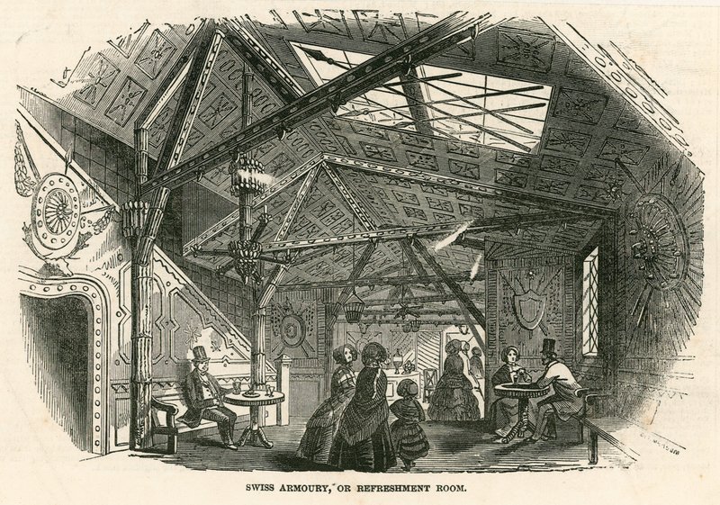 Swiss Armoury; or Refreshment Room, Colosseum, Regents Park, London by English School