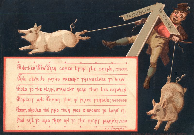 Taking Pigs to Market by English School