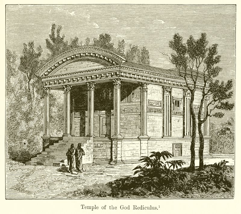 Temple of the God Rediculus by English School