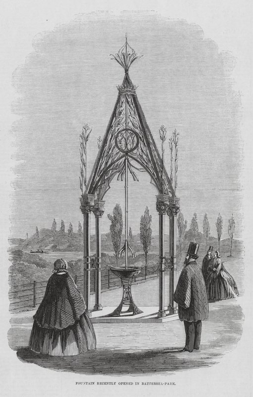 Teulon Fountain, Battersea Park, London, England by English School