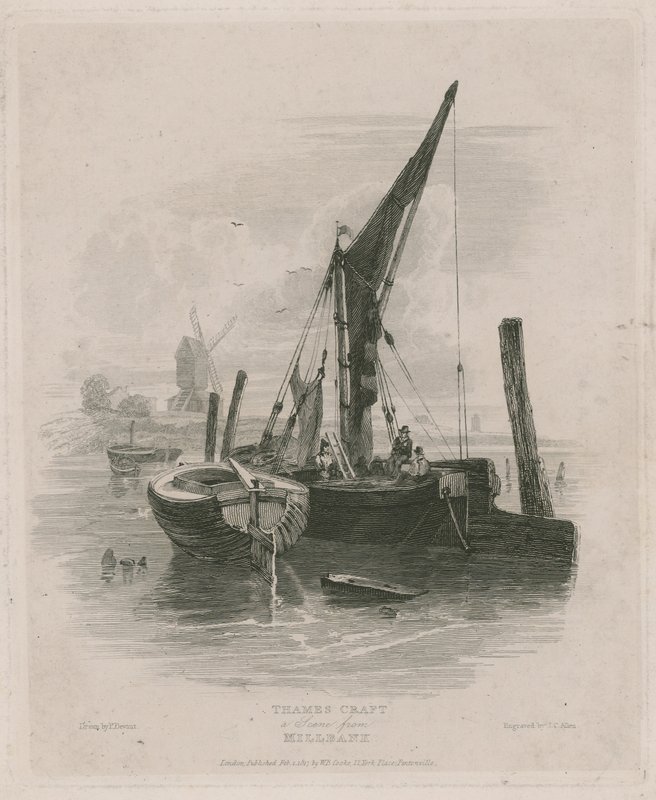 Thames Craft by English School