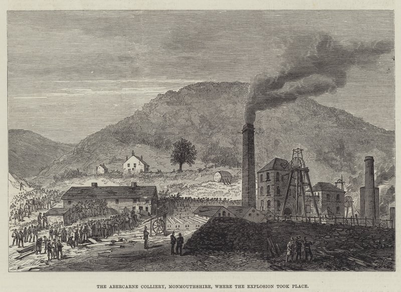 The Abercarne Colliery, Monmouthshire, where the Explosion took place by English School