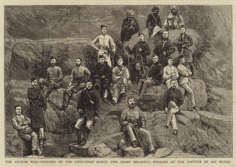 The Afghan War, Officers of the Fifty-First (King