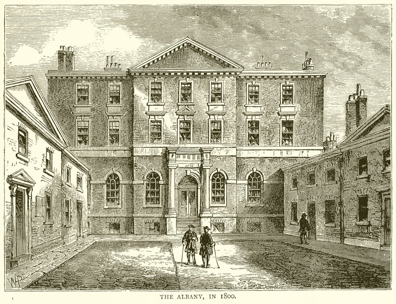 The Albany, in 1800 by English School