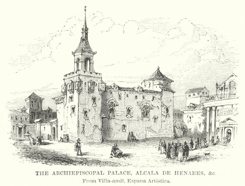 The Archiepiscopal Palace, Alcala de Henares by English School