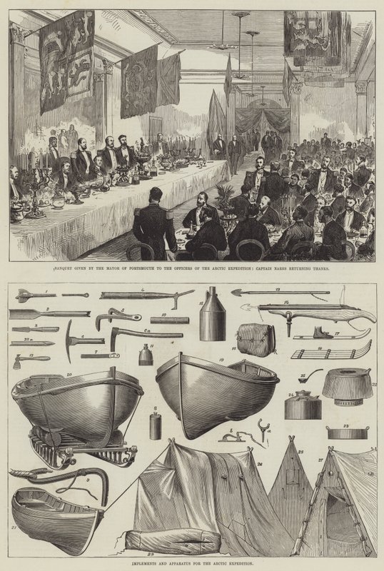 The Arctic Expedition by English School