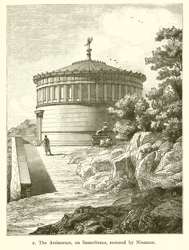 The Arsinoeum, on Samothrace, Restored by Nietmann by English School
