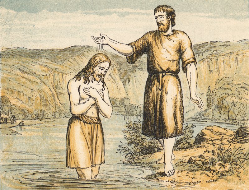 The Baptism of Jesus by English School