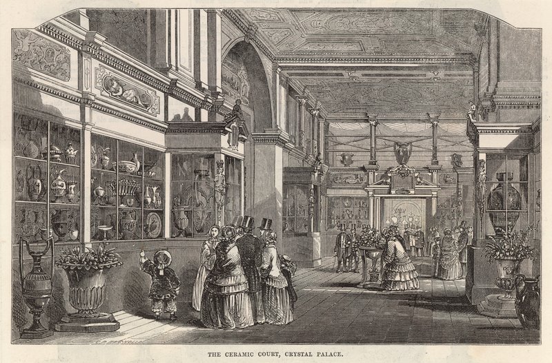 The Ceramic Court, Crystal Palace by English School