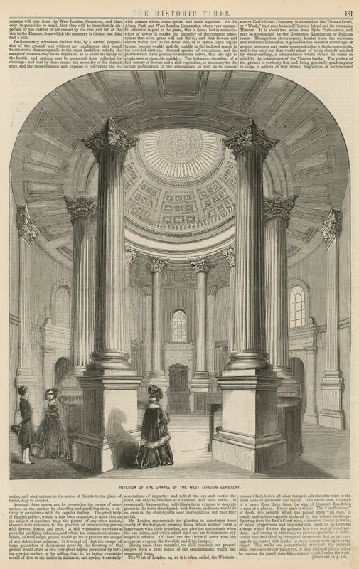 The Chapel of the West London Cemetery by English School
