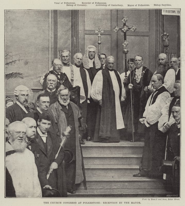 The Church Congress at Folkestone, Reception by the Mayor by English School