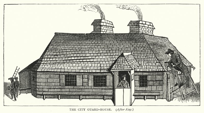 The City Guard-House by English School