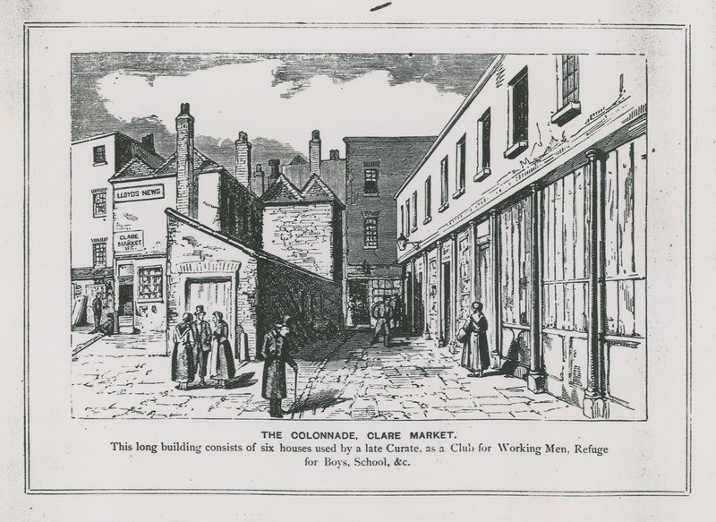 The Colonnade, Clare Market, London by English School