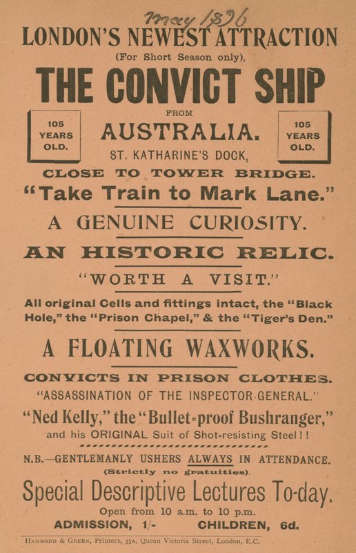The Convict Ship from Australia by English School