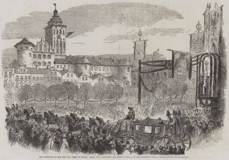 The Coronation of the King and Queen of Prussia, Entry into Konigsberg, the Queen