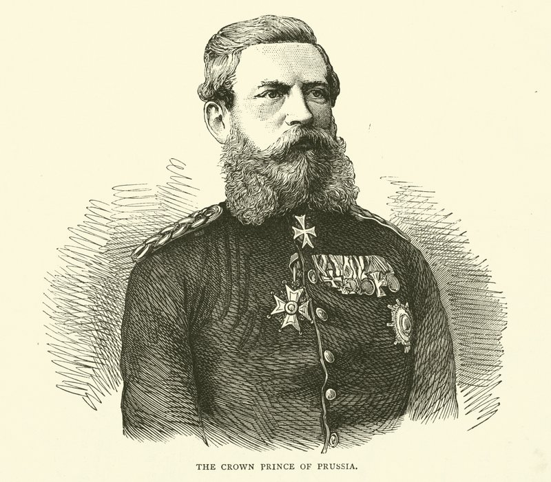 The Crown Prince of Prussia, August 1870 by English School