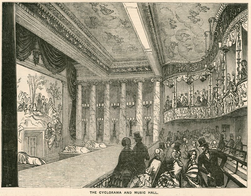 The Cyclorama and Music Hall at the Colosseum, London by English School