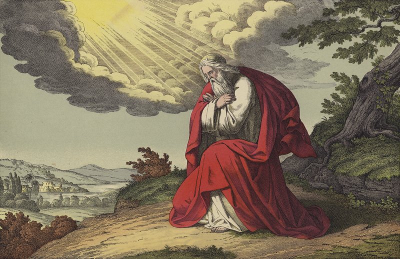 The Death of Moses by English School