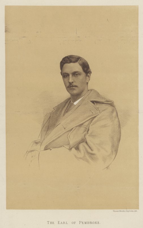 The Earl of Pembroke (litho) by English School