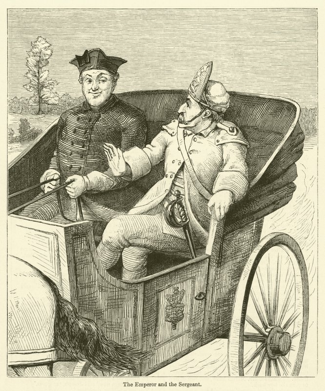 The Emperor and the Sergeant by English School