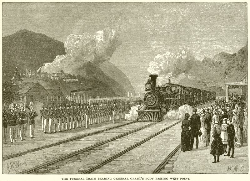 The Funeral Train Bearing General Grant