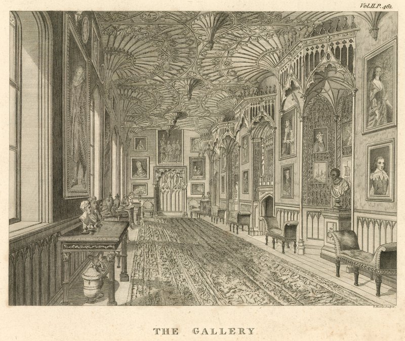 The Gallery at Strawberry Hill, Twickenham, London by English School