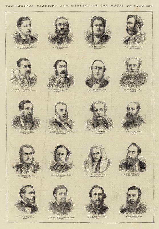 The General Election, New Members of the House of Commons by English School