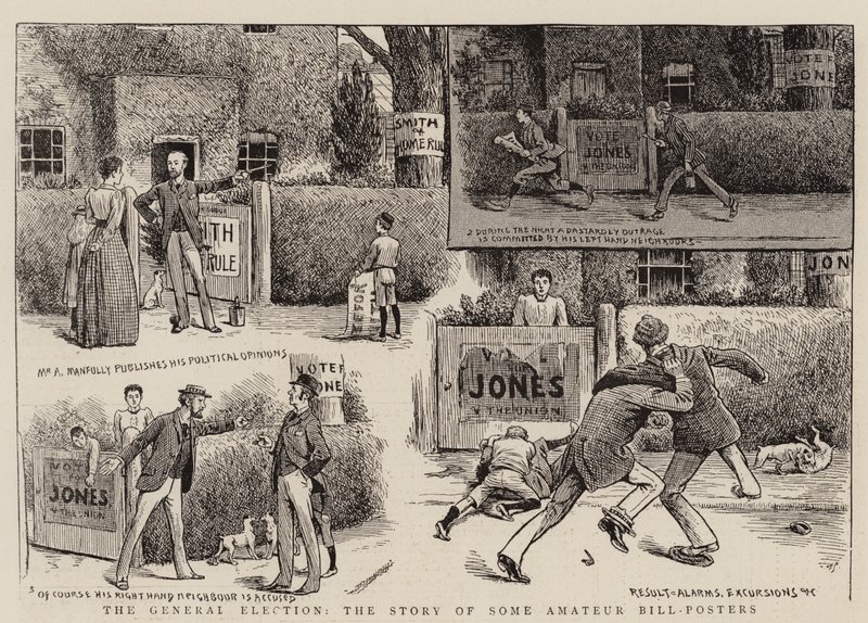 The General Election, the Story of Some Amateur Bill-Posters by English School
