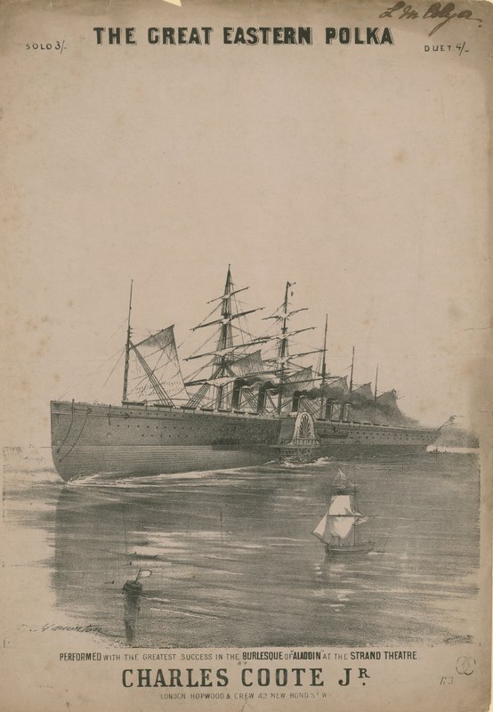 The Great Eastern Polka, composed by Charles Coote Jr by English School