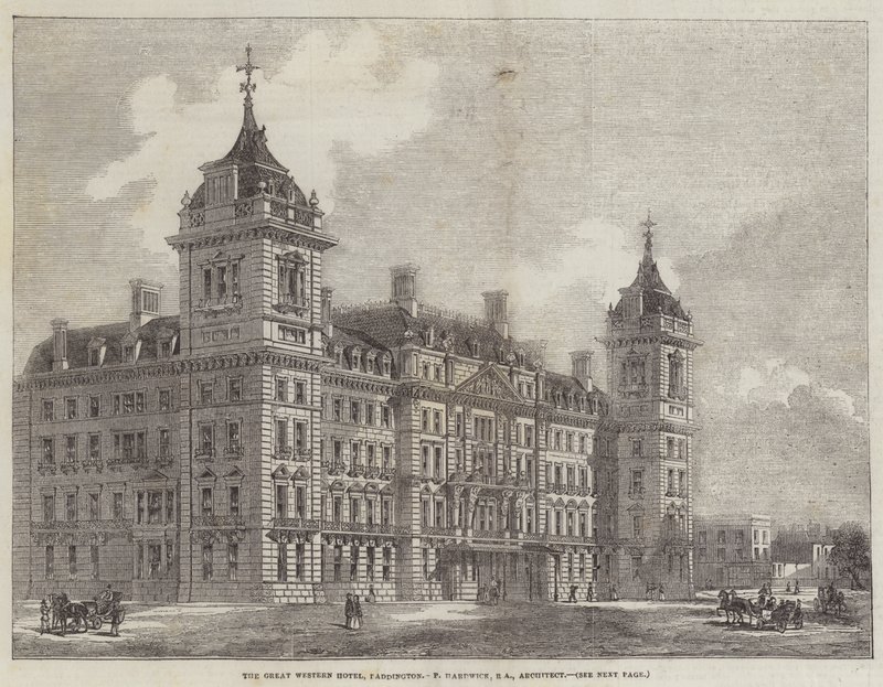 The Great Western Hotel, Paddington by English School