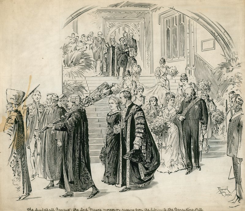 The Guildhall, London, Banquet: The Lord Mayor