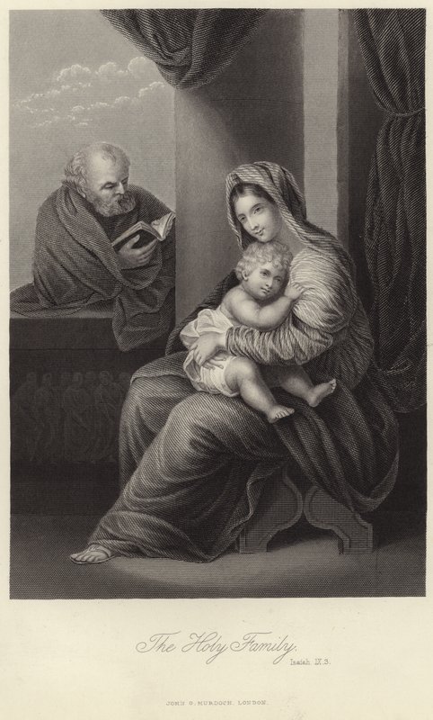 The Holy Family by English School