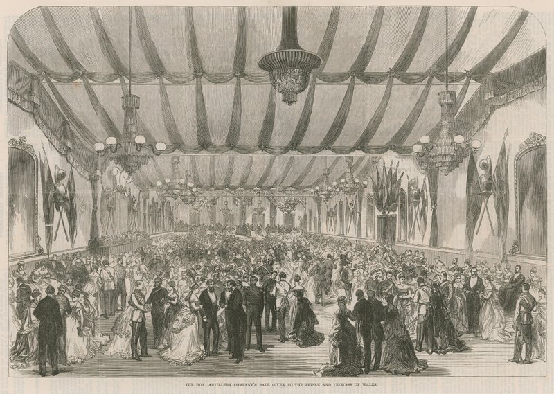 The Honourable Artillery Companys Ball given to the Prince and Princess of Wales by English School
