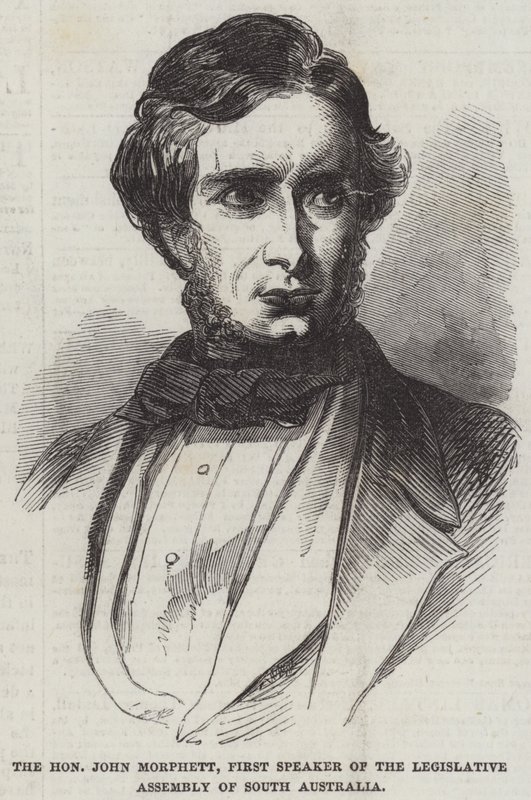 The Honourable John Morphett, First Speaker of the Legislative Assembly of South Australia by English School