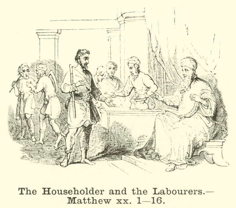 The Householder and the Labourers, Matthew, xx, 1, 16 by English School