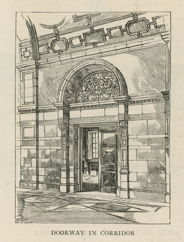 The Imperial Institute: Doorway in Corridor by English School