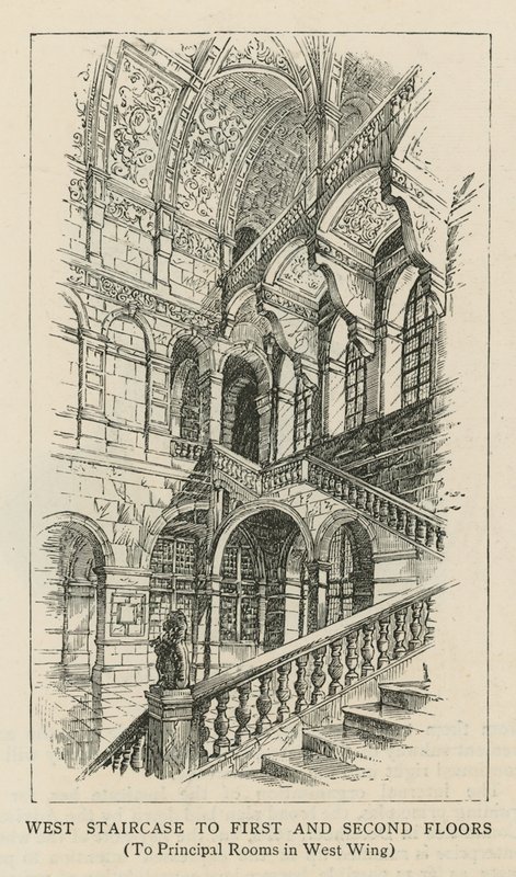 The Imperial Institute: West Staircase to First and Second Floors by English School