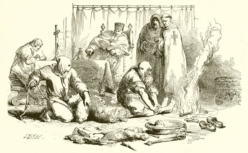 The Inquisition: The Torture by Fire by English School