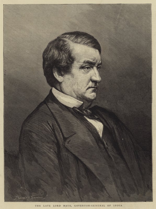 The Late Lord Mayo, Governor-General of India by English School