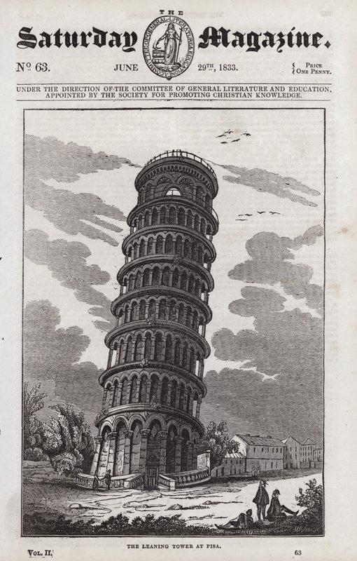 The Leaning Tower of Pisa by English School