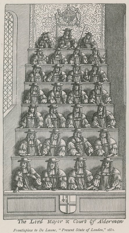 The Lord Mayor and Count of Aldermen by English School