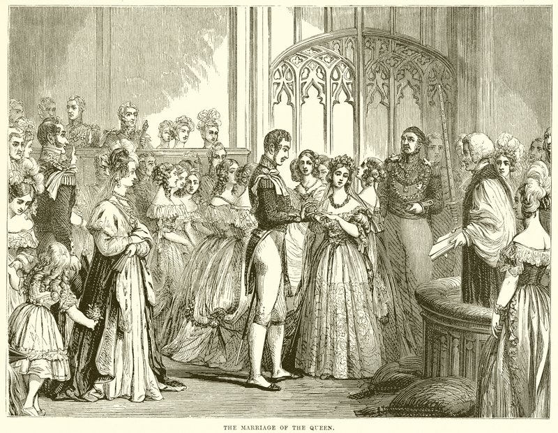 The Marriage of the Queen by English School